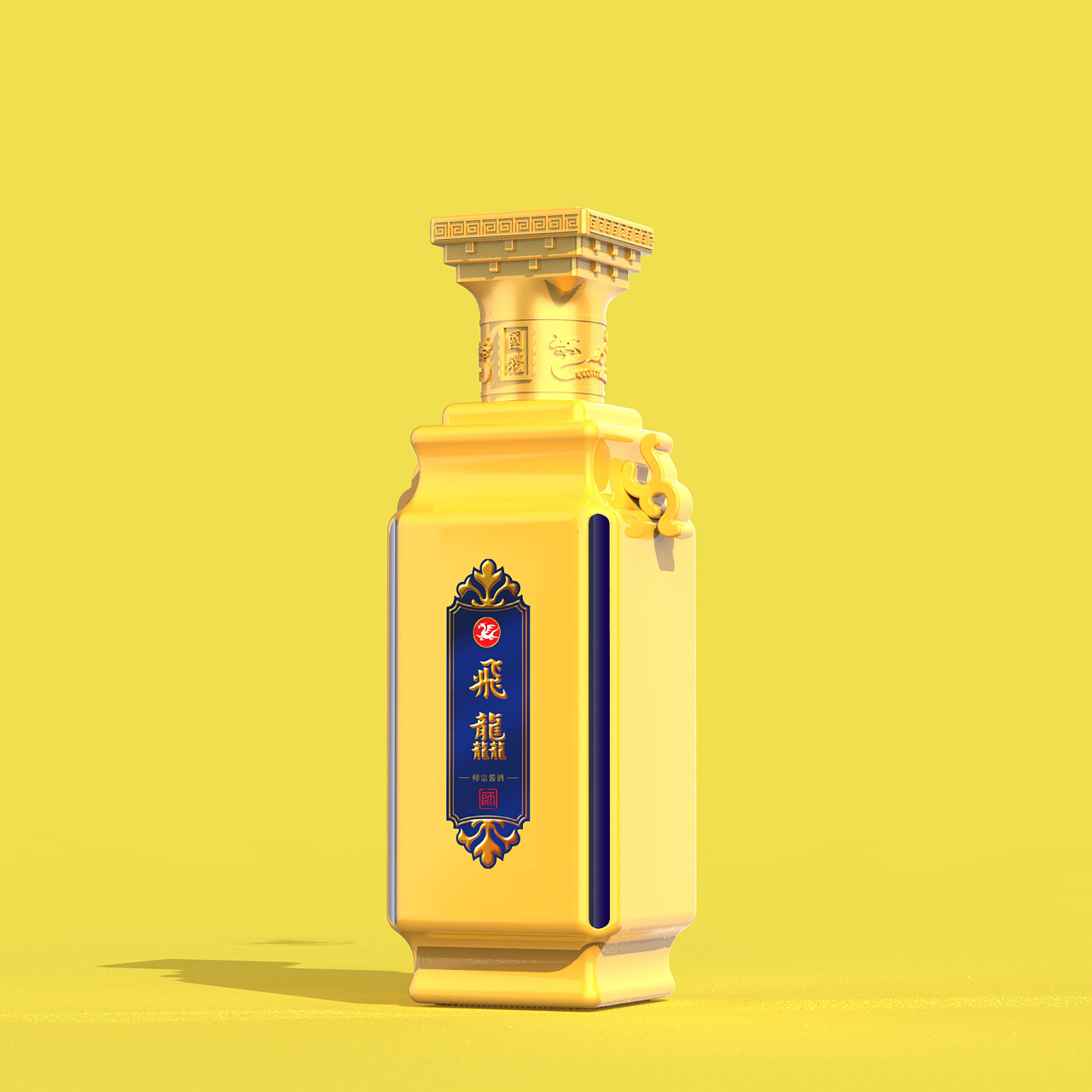 Maotai-flavor liquor bottle design